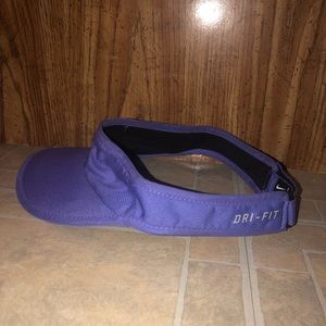 Purple Nike DriFit Visor Hat